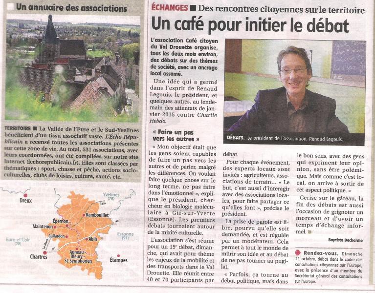 L'Echo Républicain 26 sep 2018