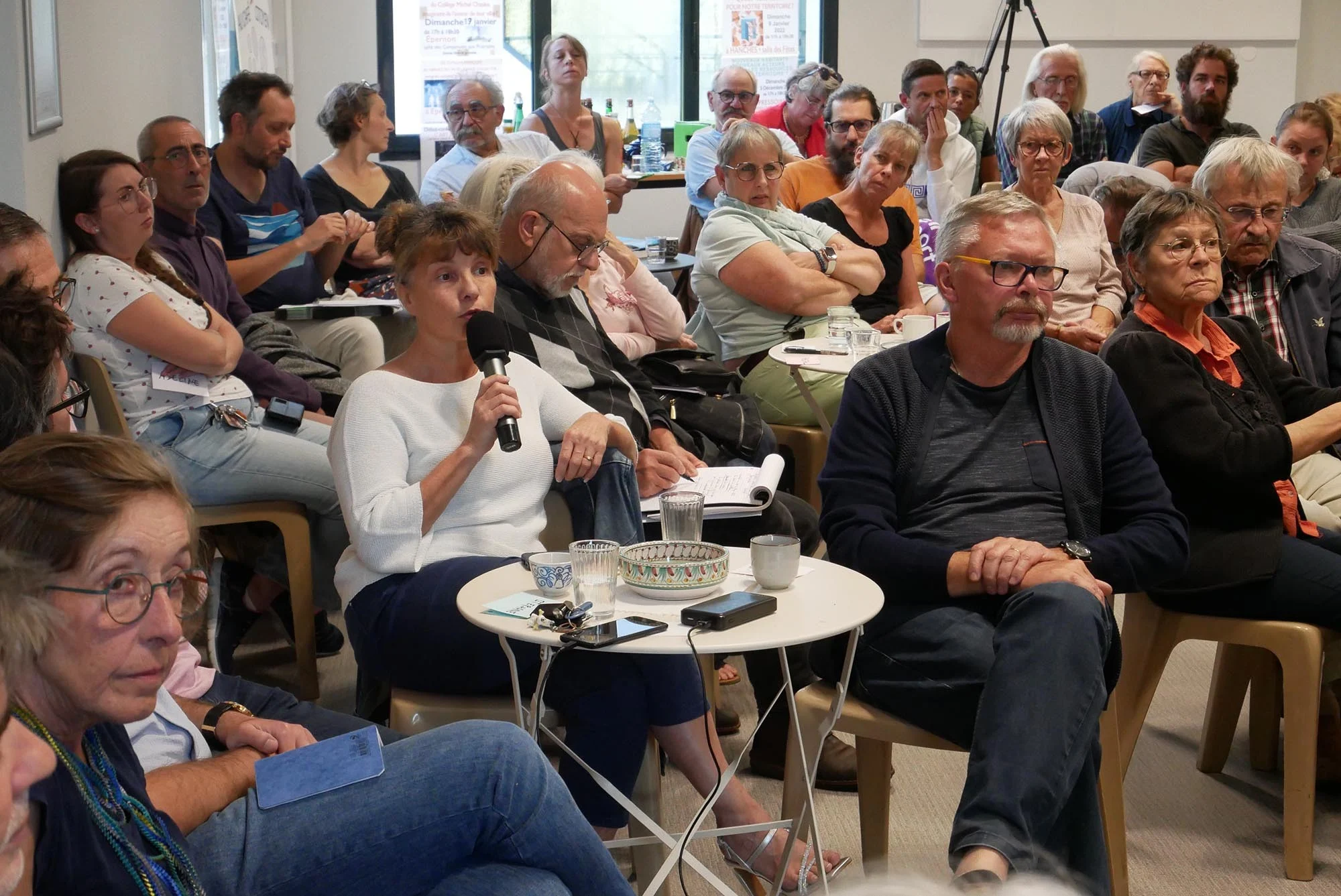 Intervenante victime